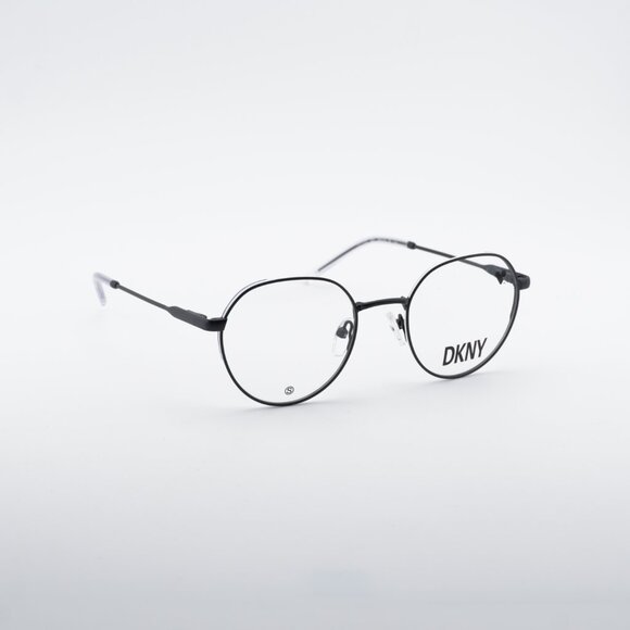 DKNY DK1032 001 Eyeglasses Matte Black 48mm Round Frame main image 7